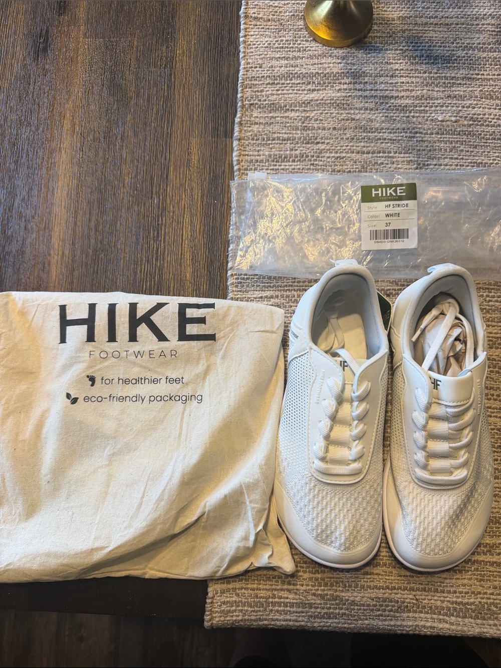 HIKE Women's White Athletic Sneakers - Lightweight Support